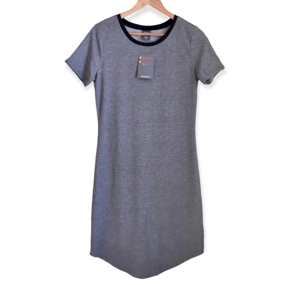 Joe Fresh Gray Short Sleeve Nightshirt with Black Trim